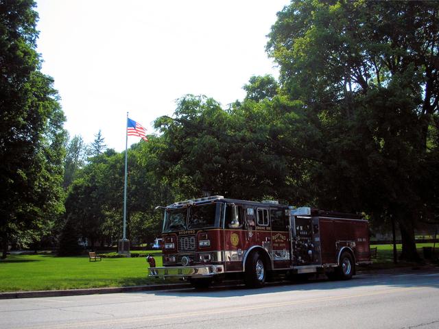 Engine 109 at the Village Green